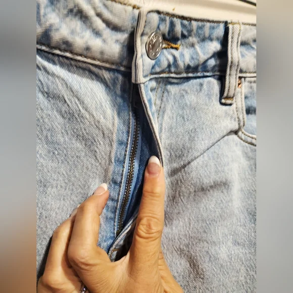 PacSun Light Blue Denim Skirt Size 27 - Picture 3 of 7